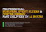 design professional business flyers, posters or real estate flyers in 12 hours